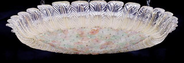 MURANO ART GLASS FLUSH-MOUNT