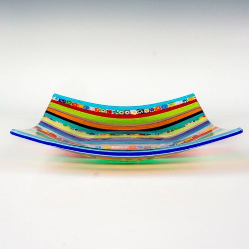 MURANO ART GLASS MILLEFIORI TRAYA