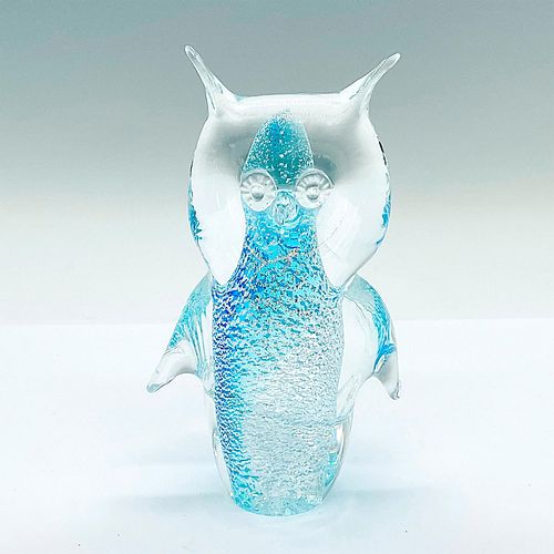 MURANO ART GLASS OWL FIGURINEA