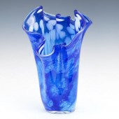 MURANO ART GLASS ROYAL BLUE AN