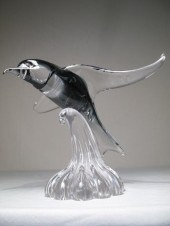 Murano art glass seagull on a