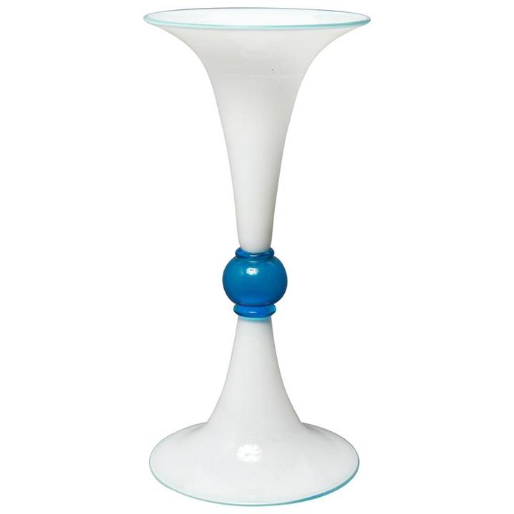 MURANO ART GLASS TRUMPET VASE