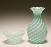 Murano art glass vase and reti