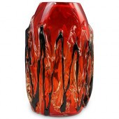 MURANO ART GLASS VASEDESCRIPTI