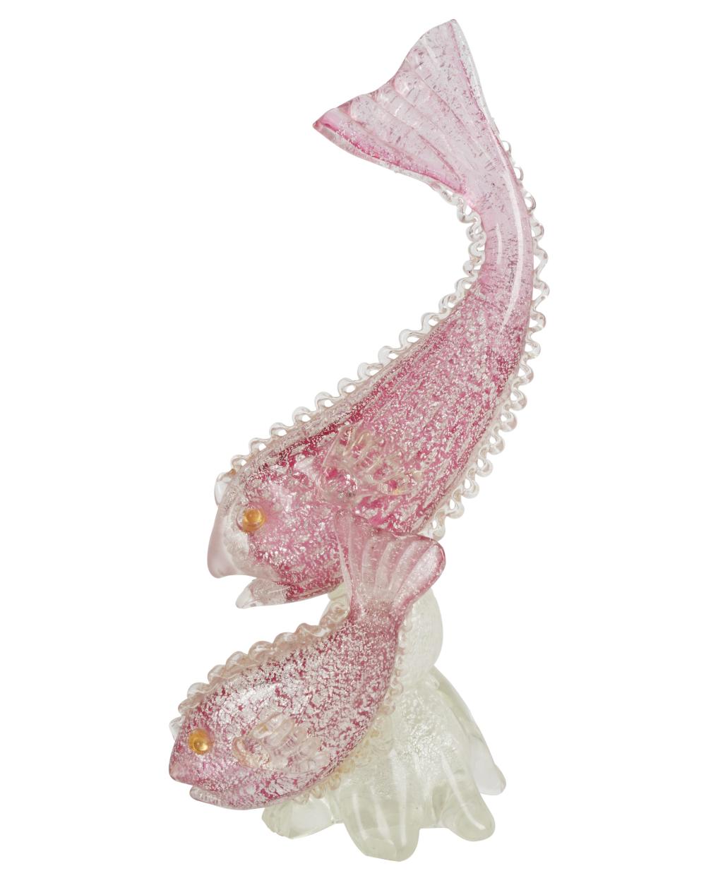 MURANO AVENTURINE GLASS FISH