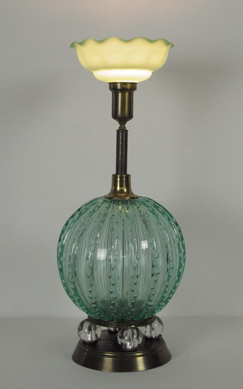 MURANO BAROVIA BOLICANTE GREEN