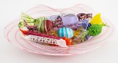 MURANO CANDY & DISH TRAY HAND