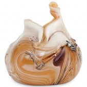 MURANO CARMEL GLASS MODERN ART