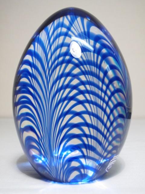 Murano Cenedese blue art glass