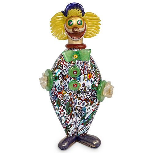 MURANO "CLOWN WITH MURRINE" ART