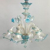 MURANO FIVE-LIGHT CLEAR AND BL