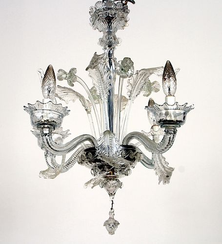 MURANO FOUR ARM CRYSTAL