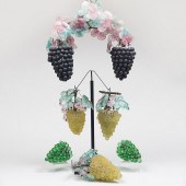 MURANO GLASS AND PATINATED-MET