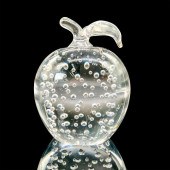 MURANO GLASS, APPLE PAPERWEIGH