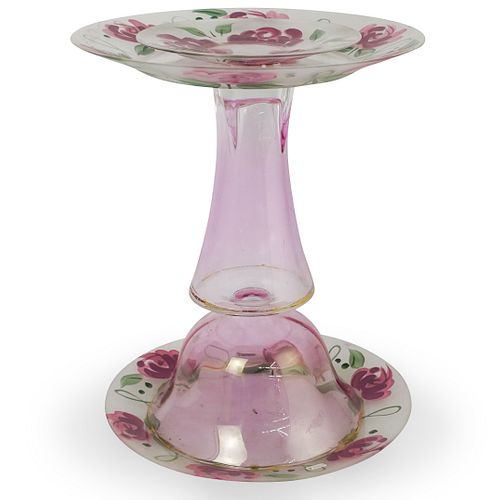 MURANO GLASS CAKE PLATEDESCRIPTION: