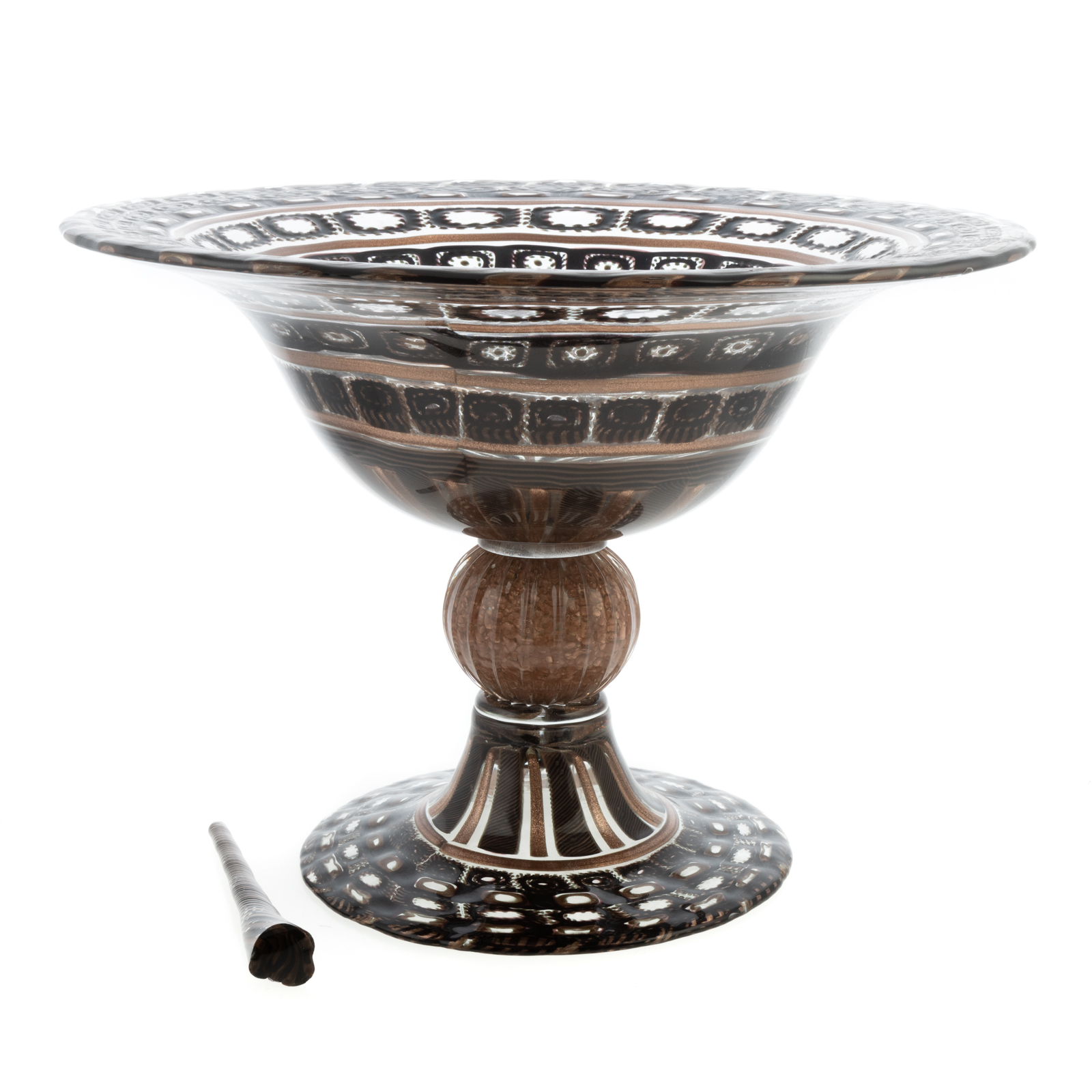 MURANO GLASS COMPOTE BY AMADEO