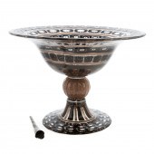 MURANO GLASS COMPOTE BY AMADEO