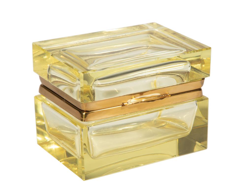 MURANO GLASS DRESSER BOXMurano