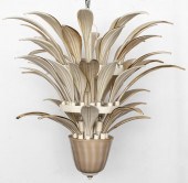 MURANO GLASS LEAF CHANDELIER M