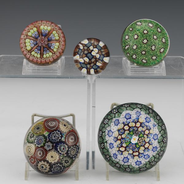 MURANO GLASS MILLEFIORI FIVE