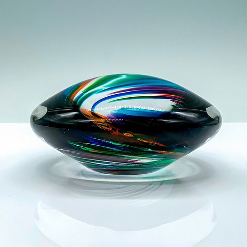 MURANO GLASS PAPERWEIGHT, SIGNEDA