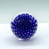 MURANO GLASS PAPERWEIGHT, SIGN