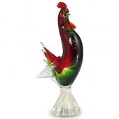 MURANO GLASS ROOSTERDESCRIPTIO