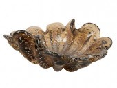 MURANO GLASS SHELL-FORM BOWLMu