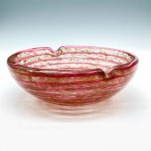 MURANO GLASS SWIRL ASHTRAYClea