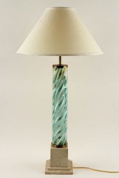 MURANO GLASS TABLE LAMP ON COM