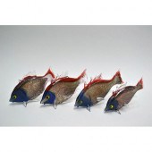 MURANO GLASS TROPICAL FISH, AS