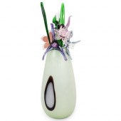 MURANO GLASS VASE & GLASS FLOW