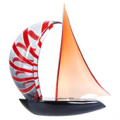 MURANO ITALIAN ART GLASS SAILB