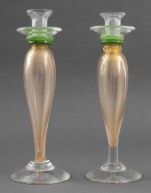 MURANO ITALIAN GLASS CANDLESTI