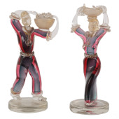 MURANO ITALIAN PAIR BAROVIER S