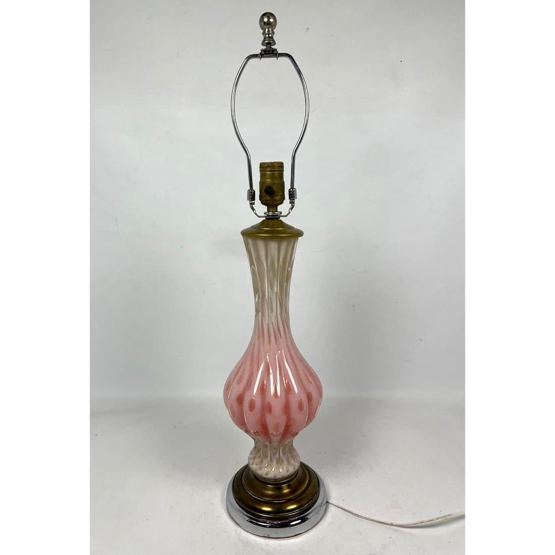 Murano Italian Pink Glass Table