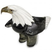 MURANO LARGE ART GLASS BALD EA