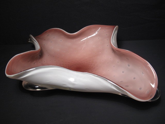Murano large purple & white