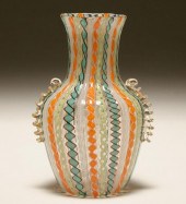 Murano latticino vase, probabl