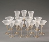 Murano Mezza Filigrana glass s