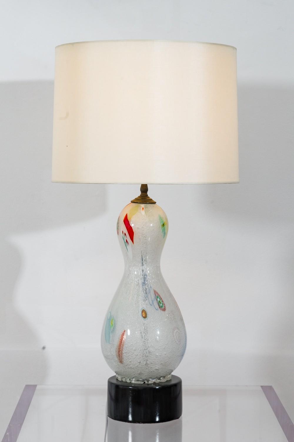 MURANO MILLEFIORI GLASS TABLE