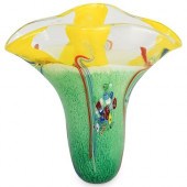 MURANO MILLEFIORI GLASS VASEDE