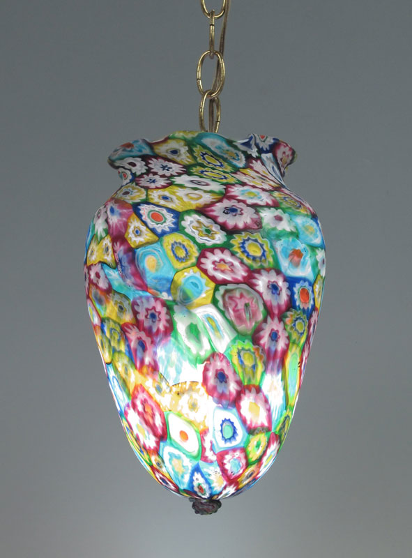 MURANO MILLIFIORI HANGING LAMP:
