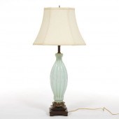 MURANO OPALINE GLASS LAMP IN S