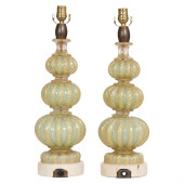 MURANO PAIR BAROVIER & TOSO VE