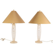 MURANO PAIR OF GOLD FLECK HAND