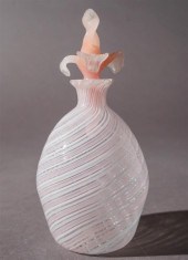 MURANO PINK AND WHITE CANDY ST