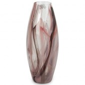 MURANO PINK GLASS VASEDESCRIPT