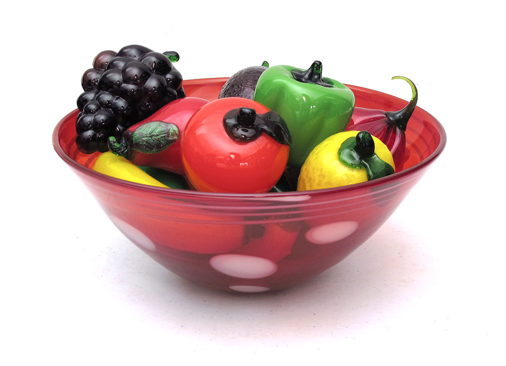 MURANO PUCCINI CASED GLASS BOWL