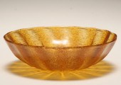 Murano Pulegoso art glass bowl